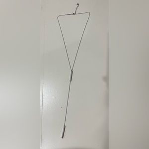 Kendra Scott long silver necklace